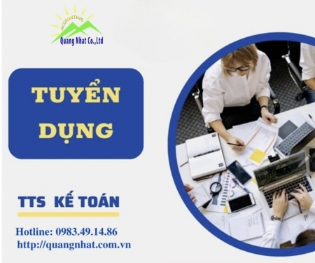 TUYỂN DỤNG THỰC TẬP SINH KẾ TOÁN